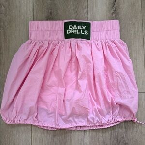Daily Drills Light Pink Bubble Skirt